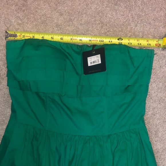 Jack by BB Dakota NWT Strapless Dress in Glass Green Sz Medium St Patrick's Day - Picture 13 of 14